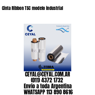 Cinta Ribbon TSC modelo industrial