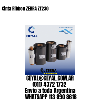 Cinta Ribbon ZEBRA ZT230