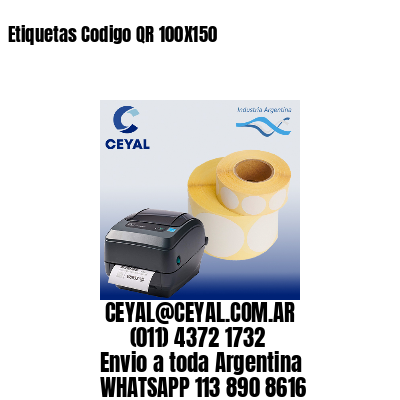 Etiquetas Codigo QR 100X150