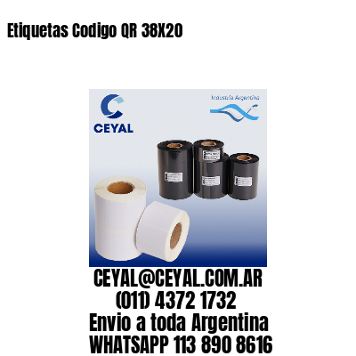 Etiquetas Codigo QR 38X20