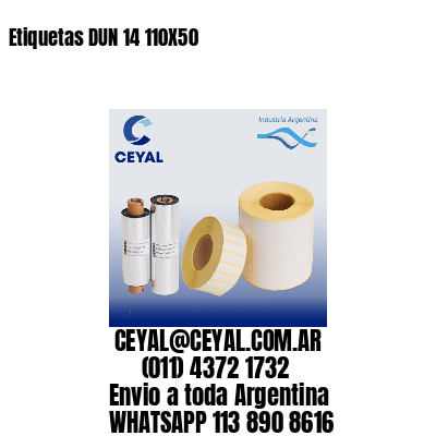 Etiquetas DUN 14 110X50