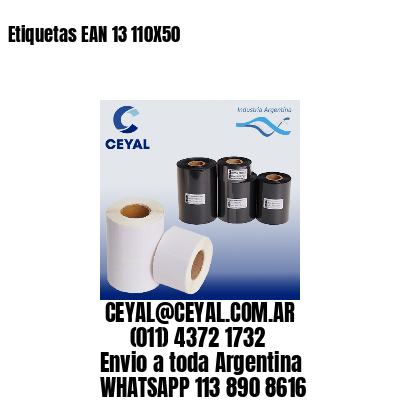 Etiquetas EAN 13 110X50