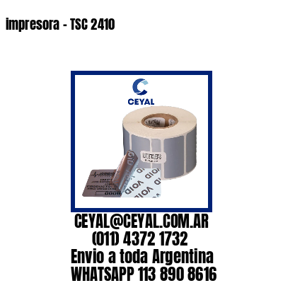 impresora – TSC 2410