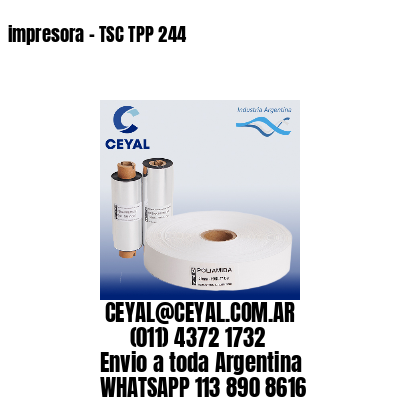 impresora – TSC TPP 244