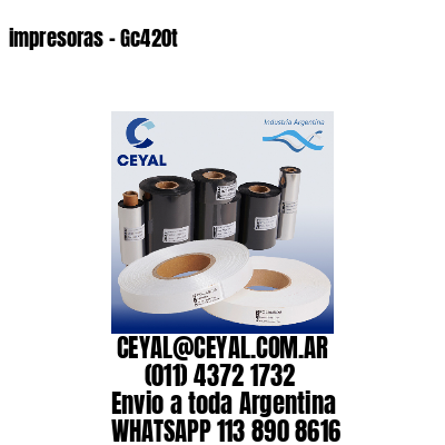 impresoras – Gc420t