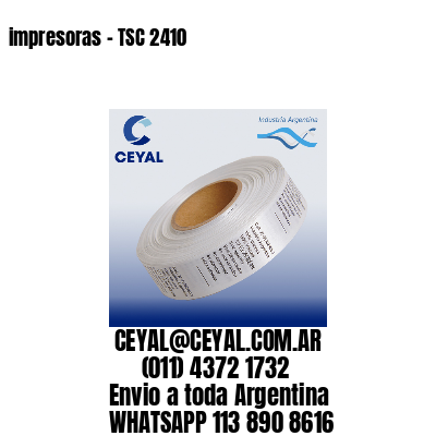 impresoras – TSC 2410