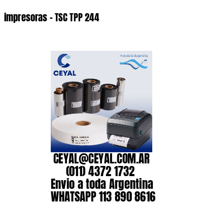 impresoras – TSC TPP 244