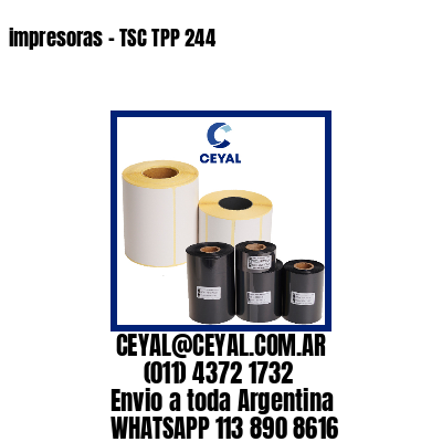 impresoras – TSC TPP 244