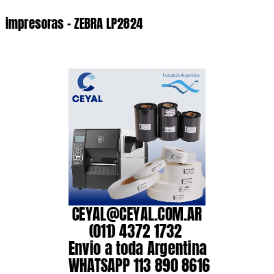 impresoras – ZEBRA LP2824