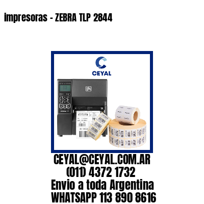 impresoras – ZEBRA TLP 2844
