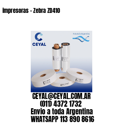 impresoras – Zebra ZD410