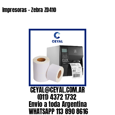 impresoras – Zebra ZD410