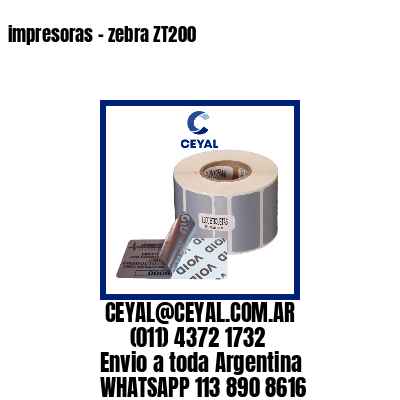 impresoras – zebra ZT200
