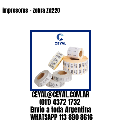 impresoras – zebra Zd220
