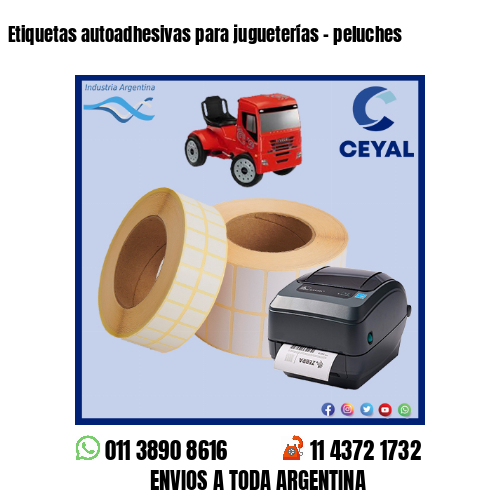 Etiquetas autoadhesivas para jugueterías – peluches