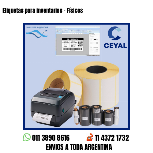 Etiquetas para inventarios – Físicos
