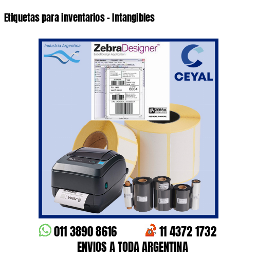Etiquetas para inventarios – Intangibles