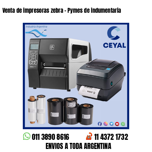 Venta de impresoras zebra – Pymes de indumentaria