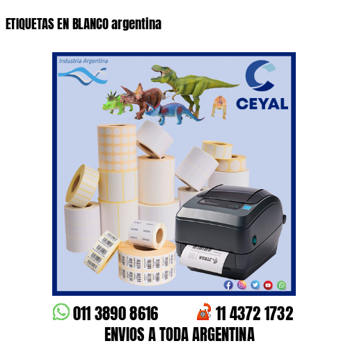 ETIQUETAS EN BLANCO argentina