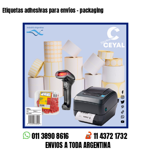 Etiquetas adhesivas para envíos – packaging