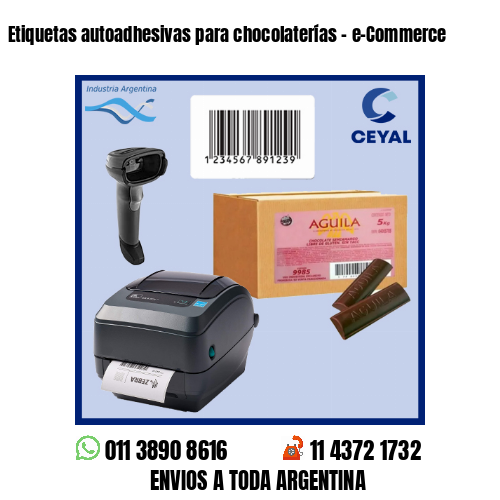 Etiquetas autoadhesivas para chocolaterías – e-Commerce