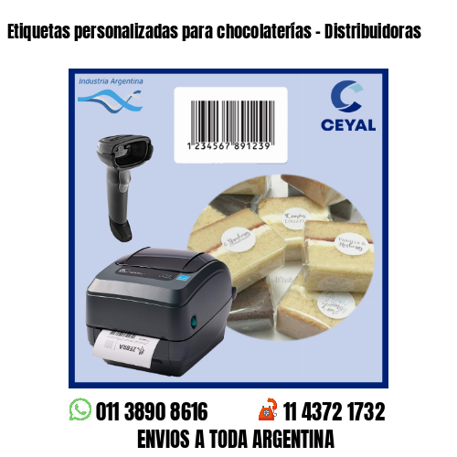 Etiquetas personalizadas para chocolaterías – Distribuidoras