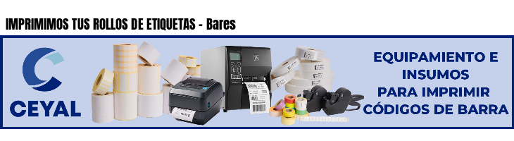 IMPRIMIMOS TUS ROLLOS DE ETIQUETAS - Bares