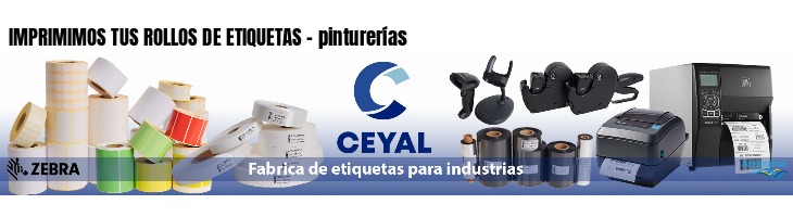 IMPRIMIMOS TUS ROLLOS DE ETIQUETAS - pinturerías