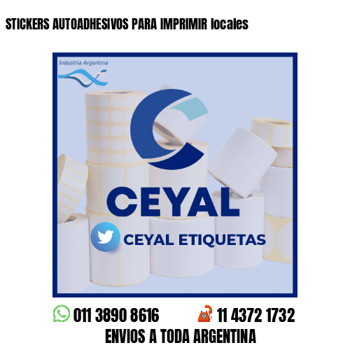 STICKERS AUTOADHESIVOS PARA IMPRIMIR locales