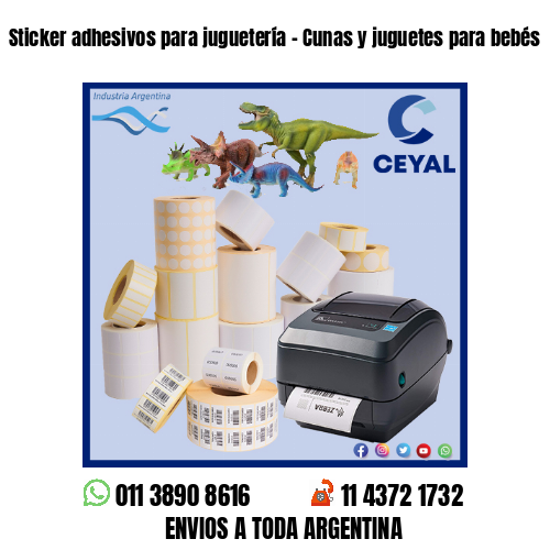 Sticker adhesivos para juguetería – Cunas y juguetes para bebés