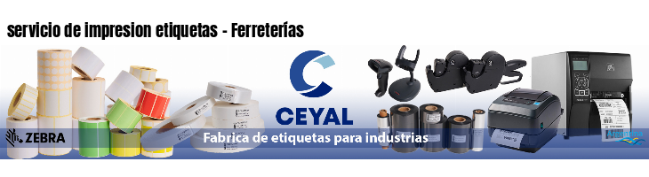 servicio de impresion etiquetas - Ferreterías