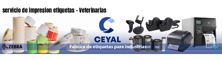 servicio de impresion etiquetas - Veterinarias