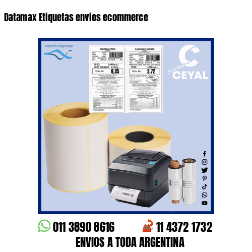 Datamax Etiquetas envios ecommerce