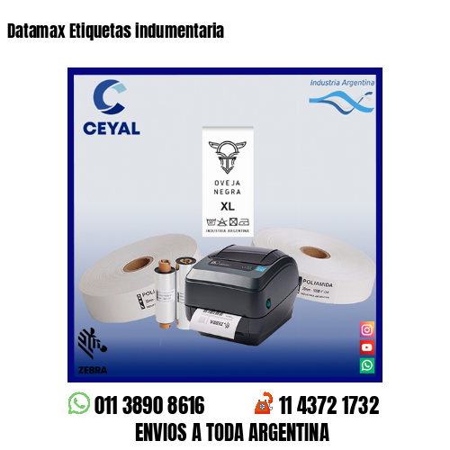 Datamax Etiquetas indumentaria
