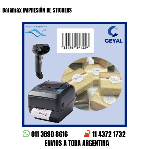 Datamax IMPRESIÓN DE STICKERS