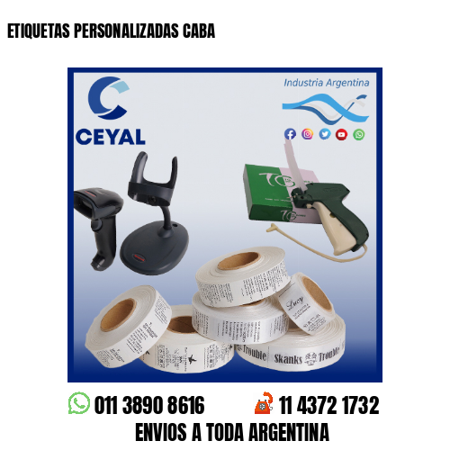 ETIQUETAS PERSONALIZADAS CABA