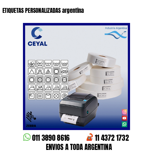 ETIQUETAS PERSONALIZADAS argentina