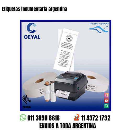 Etiquetas indumentaria argentina