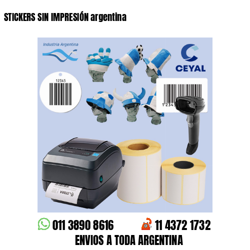 STICKERS SIN IMPRESIÓN argentina