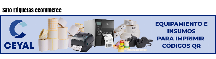 Sato Etiquetas ecommerce