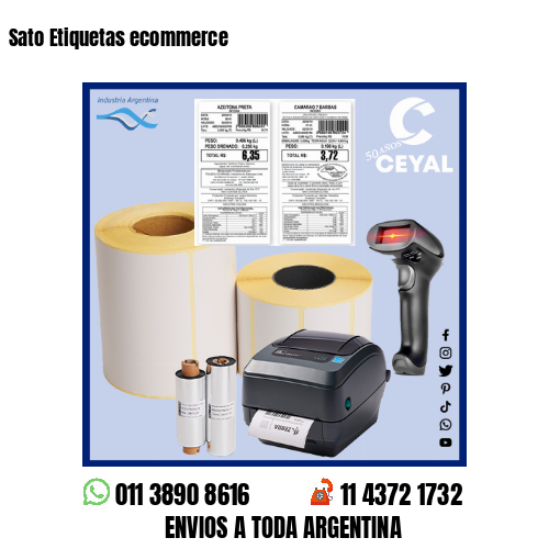 Sato Etiquetas ecommerce