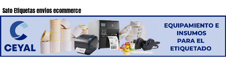 Sato Etiquetas envios ecommerce