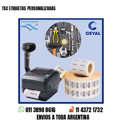 TSC ETIQUETAS PERSONALIZADAS