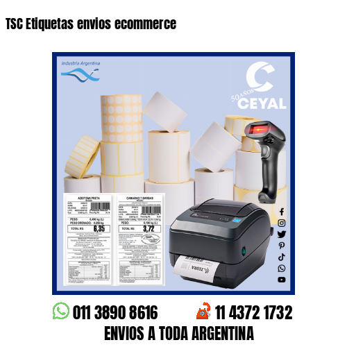TSC Etiquetas envios ecommerce