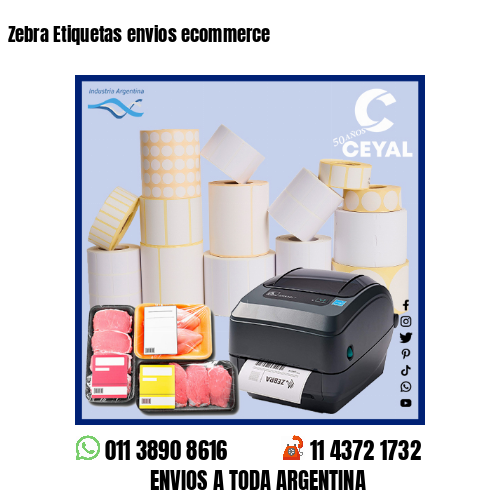 Zebra Etiquetas envios ecommerce