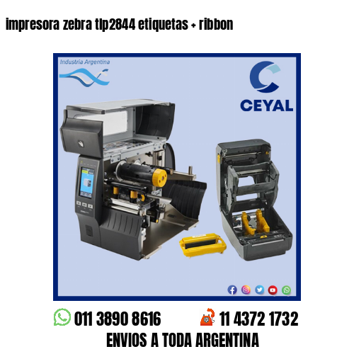 impresora zebra tlp2844 etiquetas   ribbon