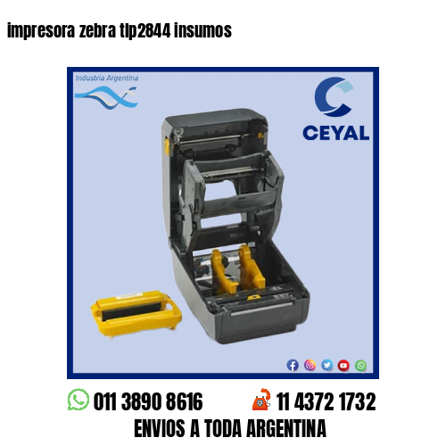 impresora zebra tlp2844 insumos