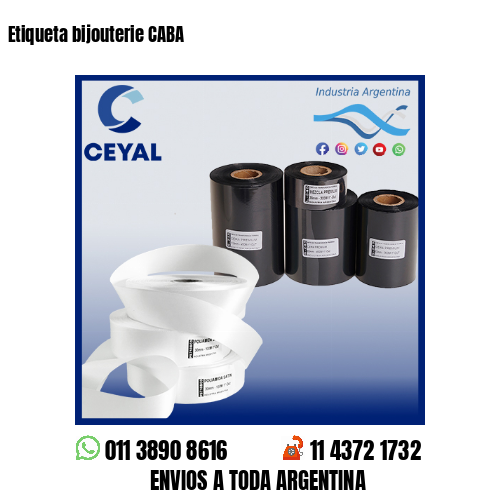 Etiqueta bijouterie CABA