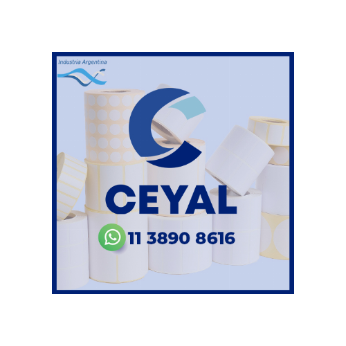 Etiquetas para Fabricación de hilados textiles de algodón . Venta minorista