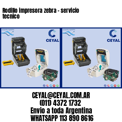 Rodillo impresora zebra – servicio tecnico